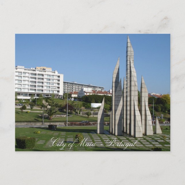 City of Maia  - Portugal Postcard (Front)