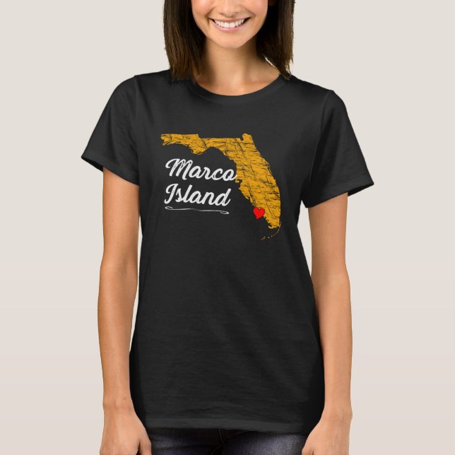 City of MARCO ISLAND FLORIDA Vacation Souvenir  Gr T-Shirt (Front)
