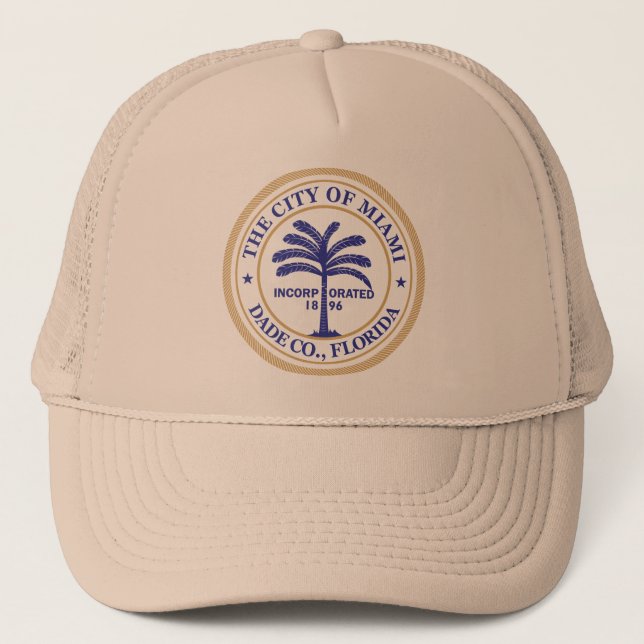 City of Miami seal Trucker Hat (Front)