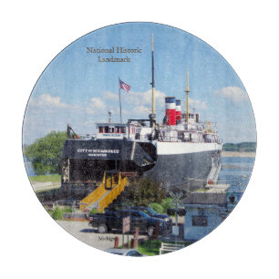 City of Milwaukee round cutting board