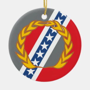 City of Montgomery flag Ceramic Ornament