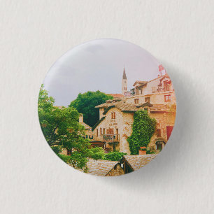City of Mostar - Bosnia and Herzegovina 3 Cm Round Badge
