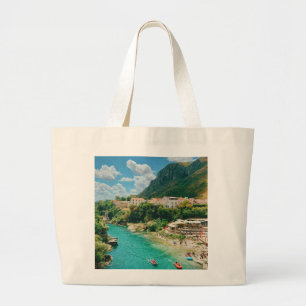 City of Mostar - Bosnia and Herzegovina Large Tote Bag