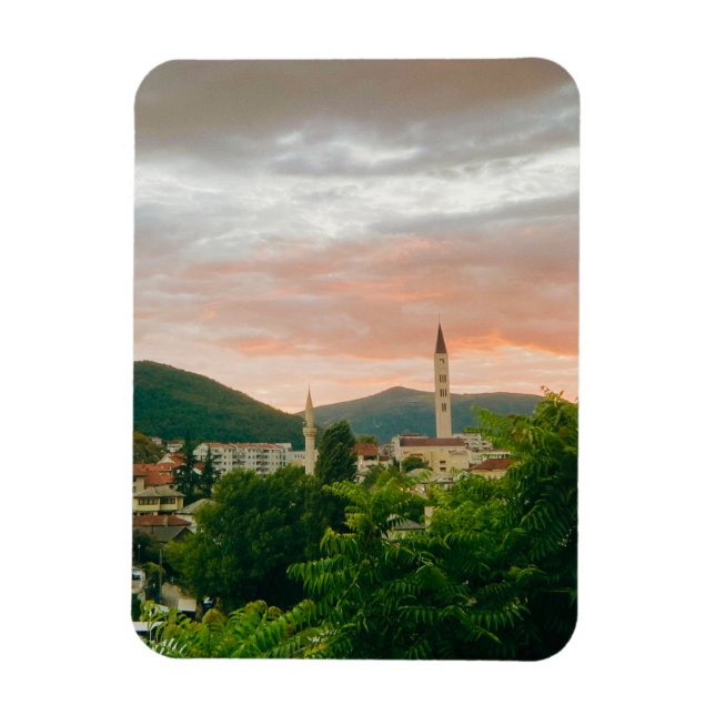 City of Mostar - Bosnia and Herzegovina  Magnet (Vertical)