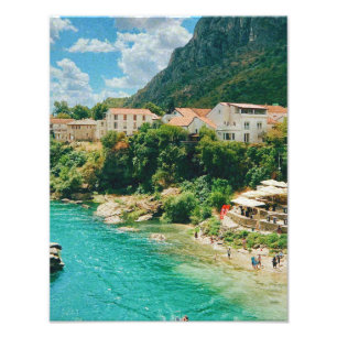 City of Mostar - Bosnia and Herzegovina Photo Print