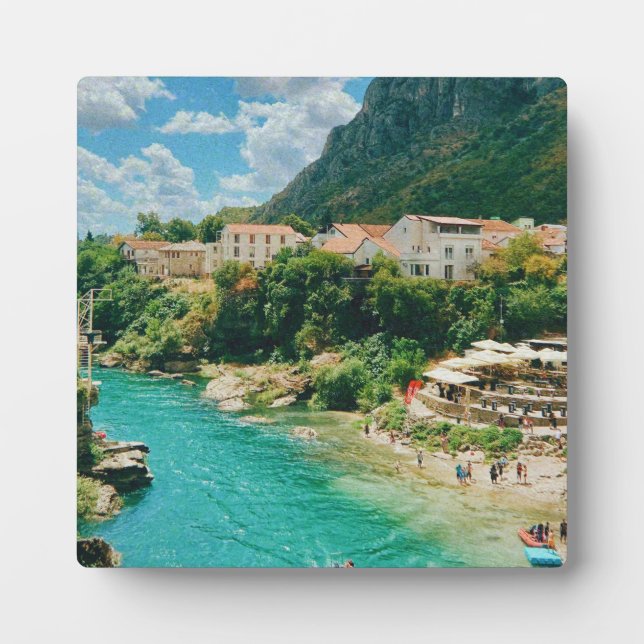 City of Mostar - Bosnia and Herzegovina Plaque (Front)