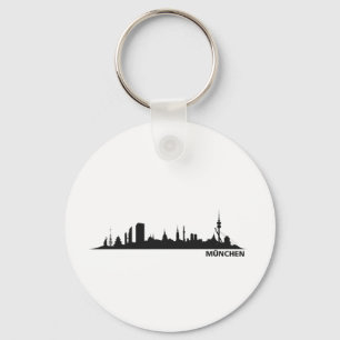 City of Munich - Skyline 1c Key Ring