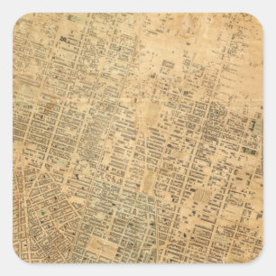 City of New York 2 Square Sticker