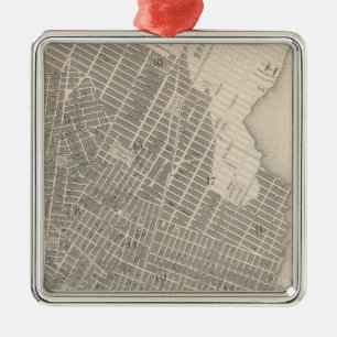 City of New York Metal Ornament