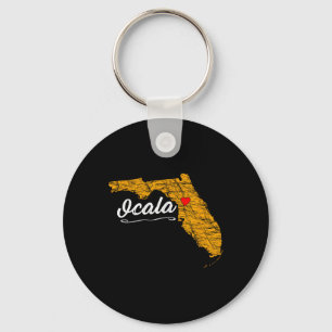 City Of Ocala - Florida Vacation Souvenir Merch - Key Ring