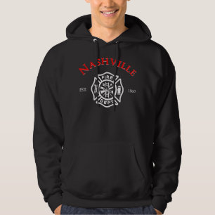 City of Orlando Fire Rescue Florida Firefighter  Hoodie