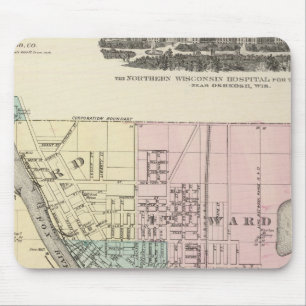 City of Oshkosh, county seat of Winnebago Co Mouse Pad