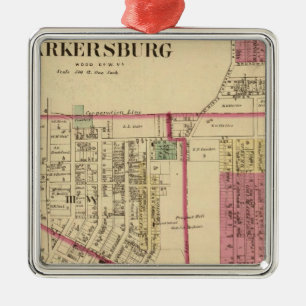 City of Parkersburg, West Virginia Metal Ornament