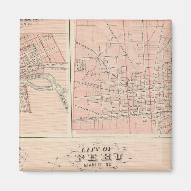 City of Peru, Miami Co Magnet (Front)
