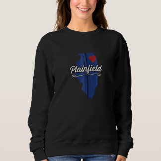 City Of Plainfield Illinois Il Town  Merch  Zip Sweatshirt