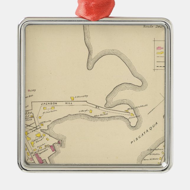 City of Portsmouth 2 Metal Ornament (Front)