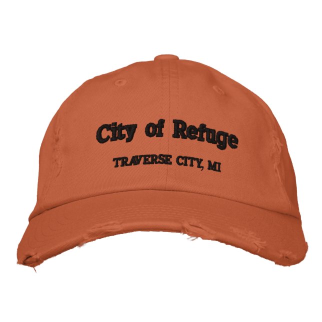 CIty of Refuge Traverse City, MI Embroidered Hat (Front)