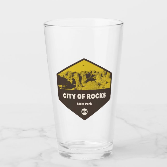 City of Rocks State Park New Mexico Glass (Front)