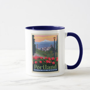 City of Roses   Portland, Oregon Mug