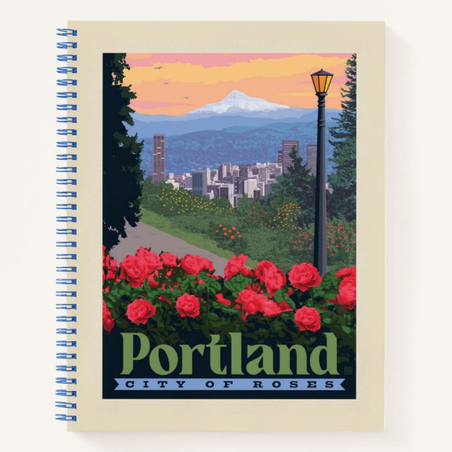City of Roses | Portland, Oregon Notebook (Front)