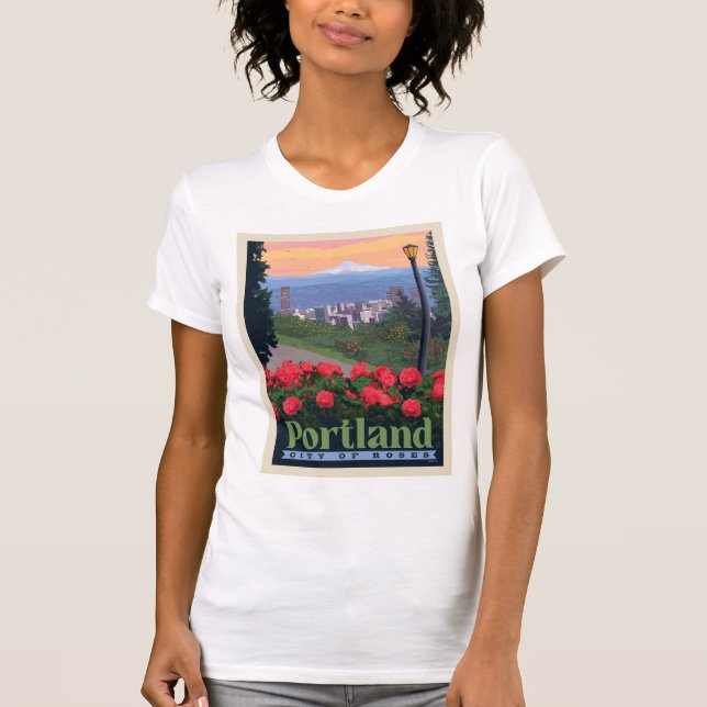 City of Roses | Portland, Oregon T-Shirt (Front)
