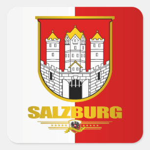City of Salzburg Square Sticker