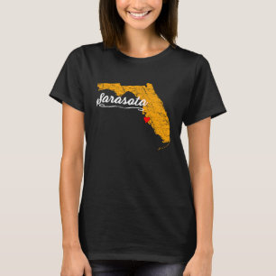 City of SARASOTA FLORIDA Vacation Souvenir Merch   T-Shirt