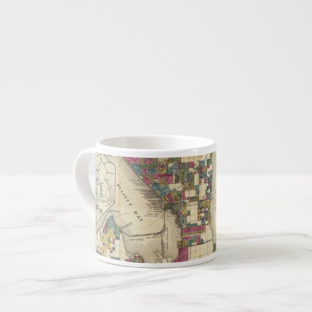 City Of Seattle And Environs Espresso Cup (Front Left)