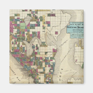 City Of Seattle And Environs Magnet