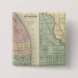 City of St Louis, Missouri City of Chicago 15 Cm Square Badge