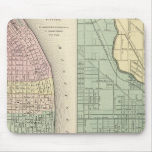 City of St Louis, Missouri City of Chicago Mouse Pad