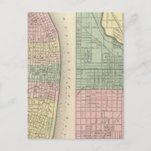 City of St Louis, Missouri City of Chicago Postcard