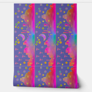 City of Stars at Midnight 8 inch Wallpaper Border