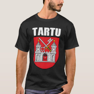 City Of Tartu Estonia Souvenir Graphic Eesti Vabar T-Shirt