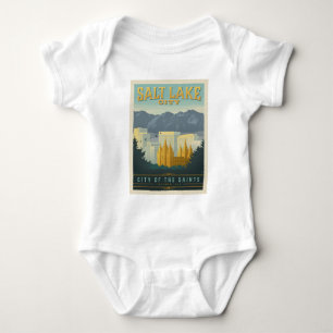 City of the Saints Salt Lake City, Utah Baby Bodysuit