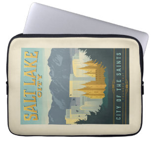 City of the Saints Salt Lake City, Utah Laptop Sleeve