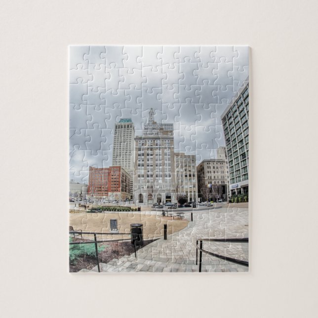 City of Tulsa Oklahoma Jigsaw Puzzle (Vertical)