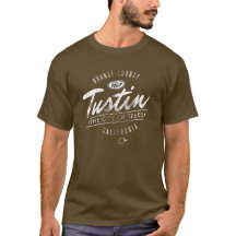 City of Tustin distressed logo tee