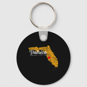 City Of Valrico Florida Vacation Souvenir Merch -  Key Ring