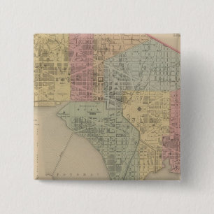 City of Washington 15 Cm Square Badge