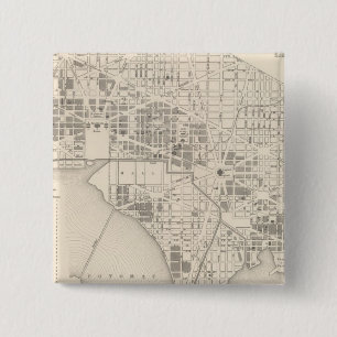 City of Washington 2 15 Cm Square Badge
