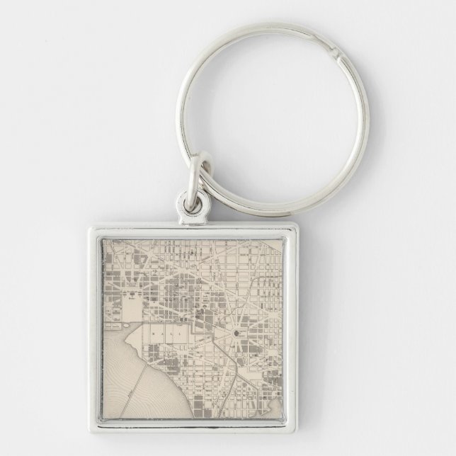 City of Washington 2 Key Ring (Front)