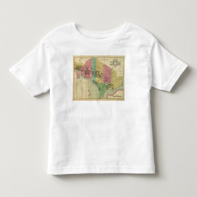 City of Washington 3 Toddler T-Shirt (Front)