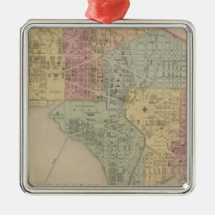 City of Washington Metal Tree Decoration