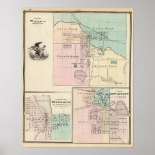 City of Waupaca, Village of Winneconne Poster