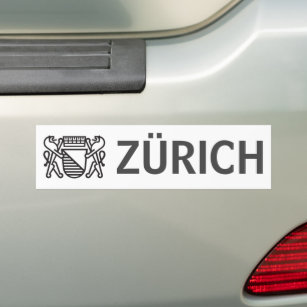 City of Zürich, SWITZERLAND  Bumper Sticker