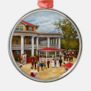 City - OH - The Chester Park Club House 1909 Metal Ornament