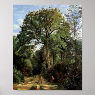 City on the edge of Jean-Baptiste Camille Corot Poster