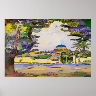 City Park, Gardens, Poster