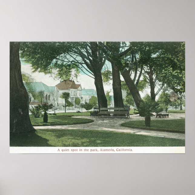 City Park ViewAlameda, CA Poster (Front)